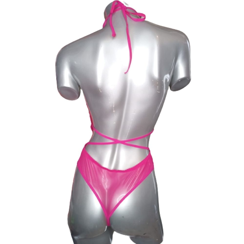 Body Con Espalda Descubierta Fiusha