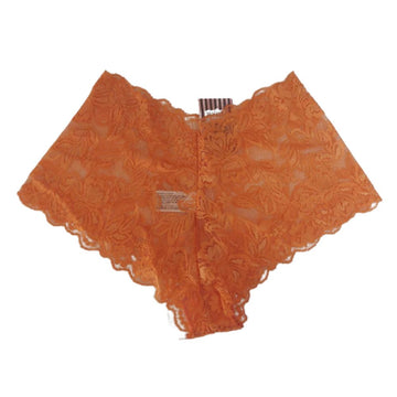 Boxer Con Encaje Anaranjado Para Dama