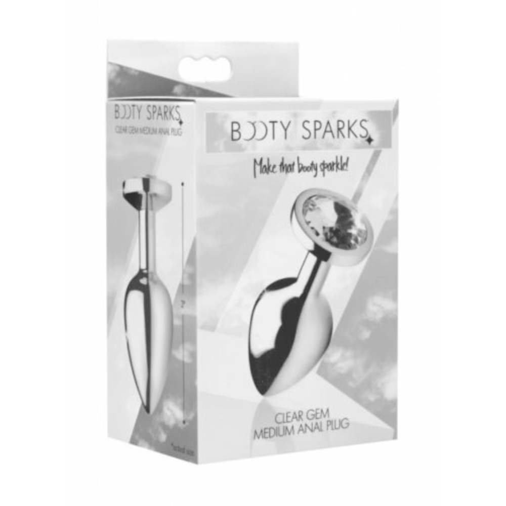 Bs Clear Gem Medium Anal Plug