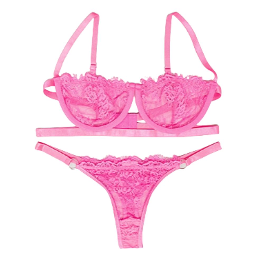 Conjunto Ale Med Rosa Neon