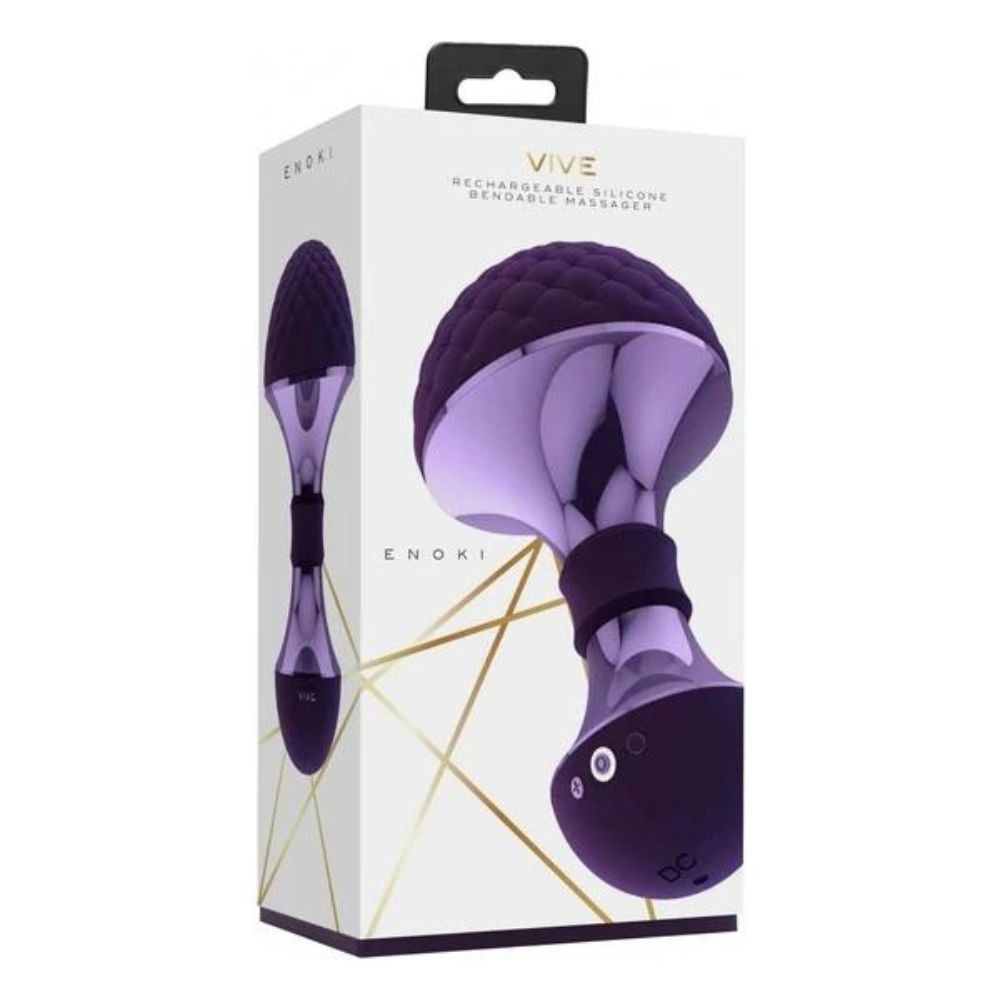 Enoki Bendable Massager Purple