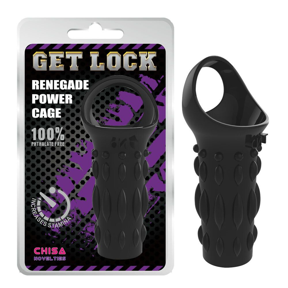 Get Lock Renegade Power Cage Black