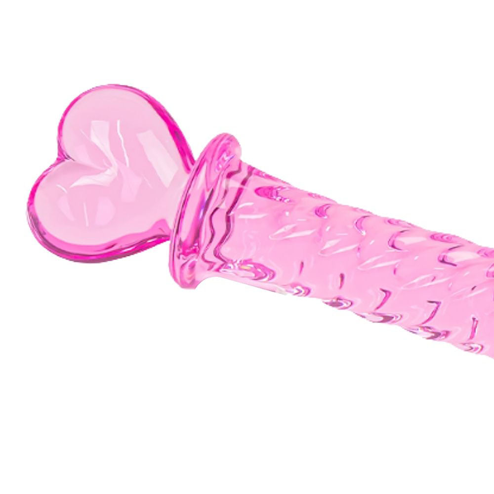 Mon Consolador De Vidrio Rosa