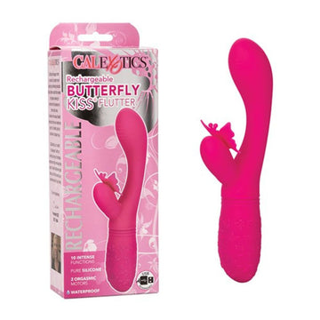 Vibrador Recargable Butterfly Kiss Flutter Rosa