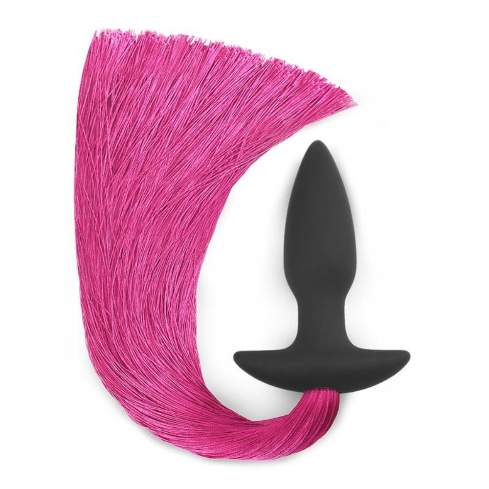 Silicone Anal Plug With Piny Tail