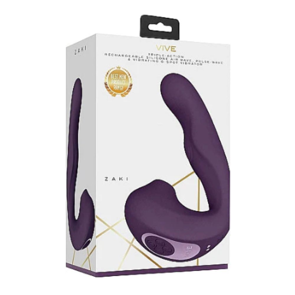 Zaki Air Wave Pulse Wave & G Spot Vibrador