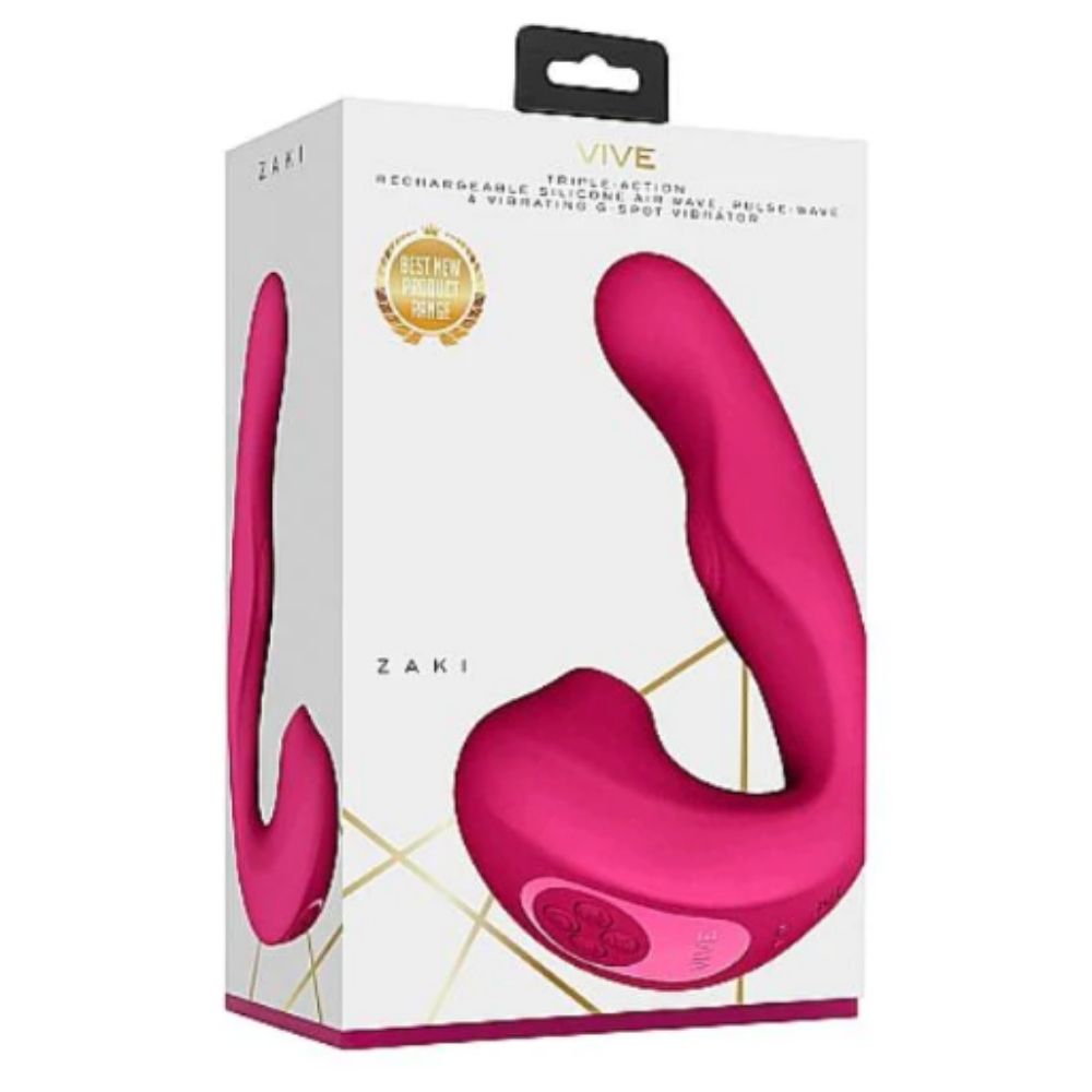 Zaki Air Wave Pulse Wave & G-Spot Vibrator