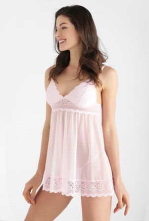 Babydoll Map Rosa Pastel