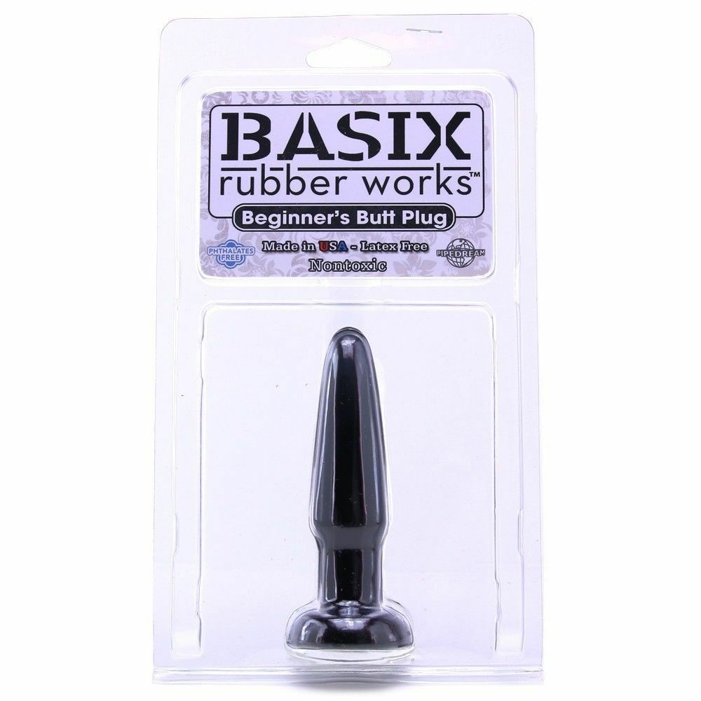 Plug Anal Para Principiantes Basix Beginners Butt Negro