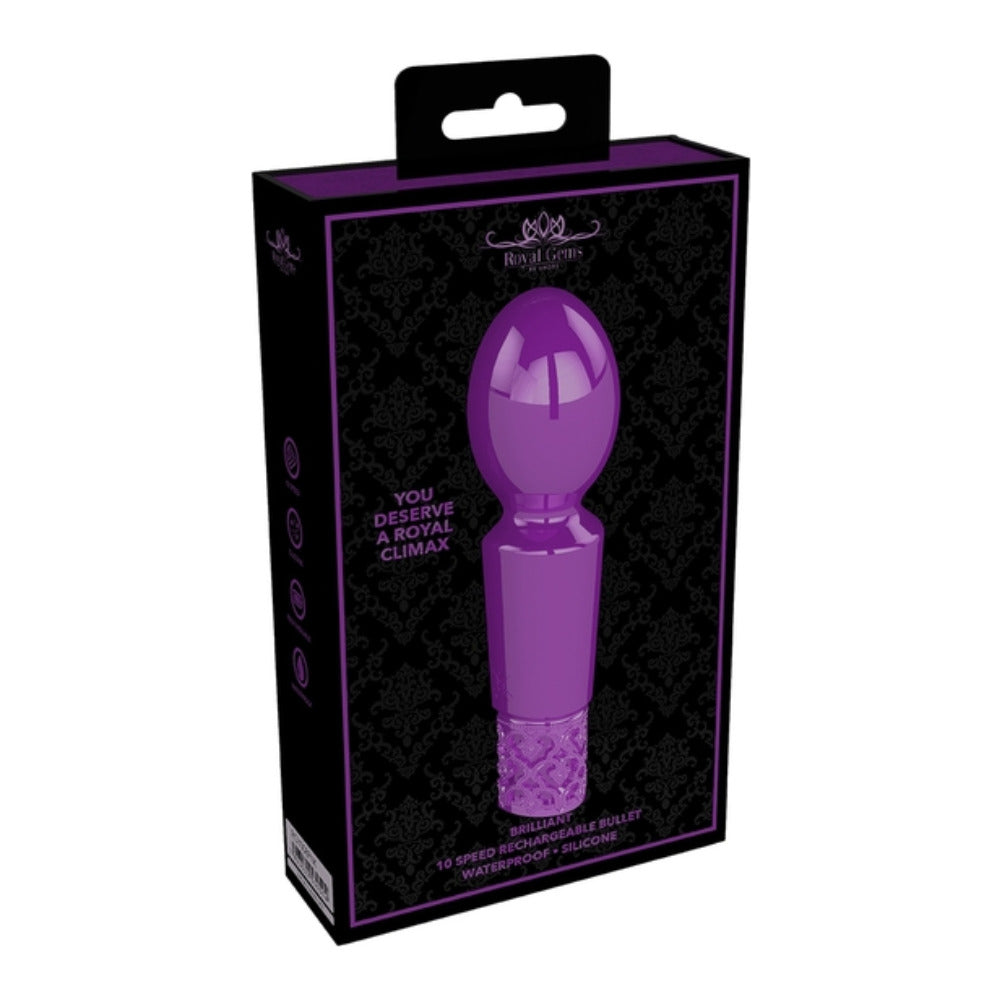 Brillant Rechargeable Silicone Bullet Purple