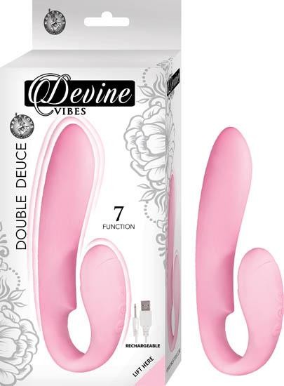 Vibrador De Estimulación Doble Devine Double Deuce Rosa