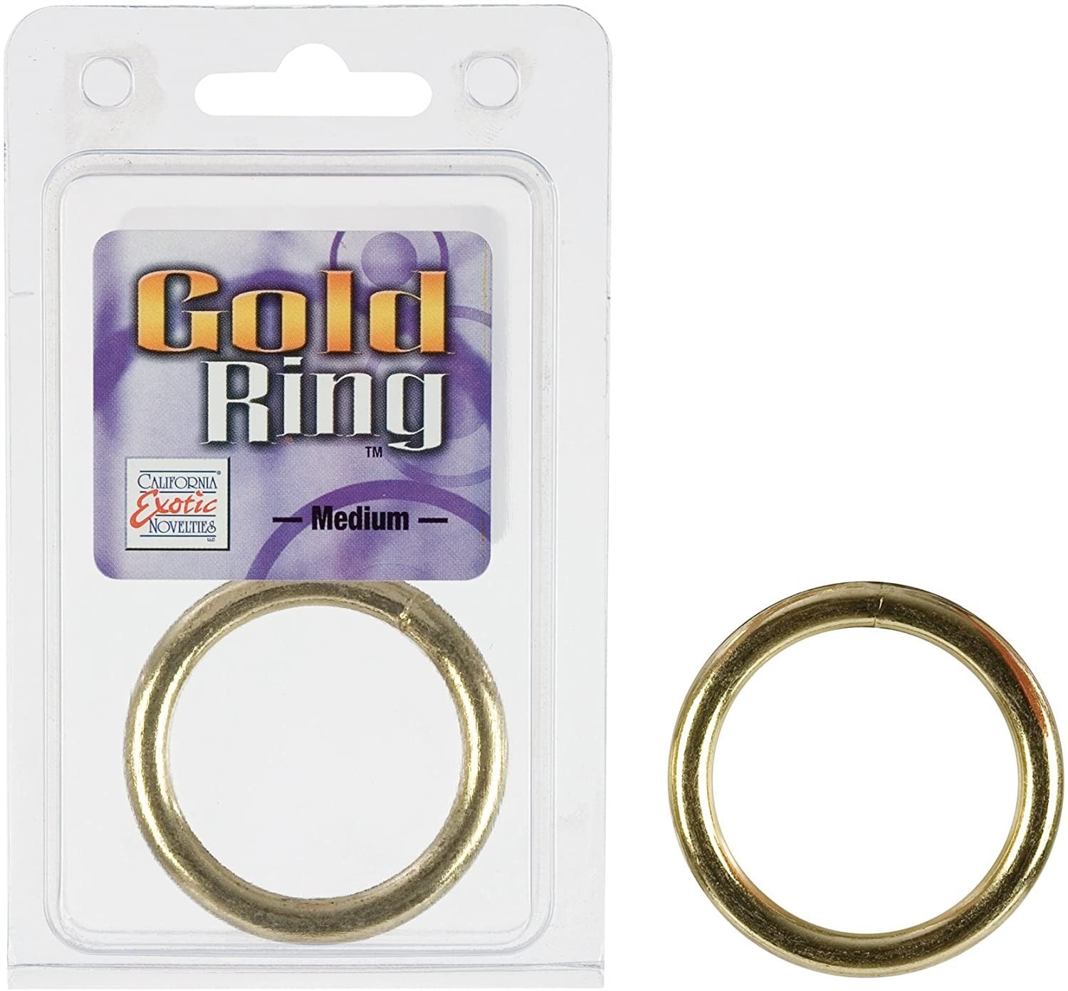 Anillo Metalico Gold Ring Grande