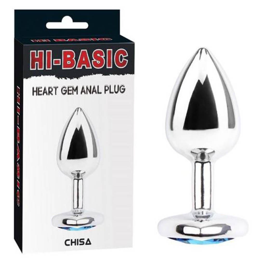 Plug Anal Con Gema Azul