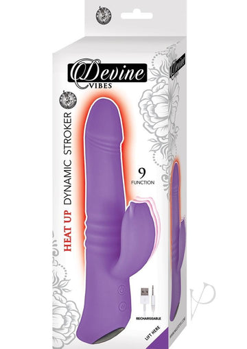 Vibrador Doble Estimulación Con Efecto Térmico Heat Up Dynamic Stroker