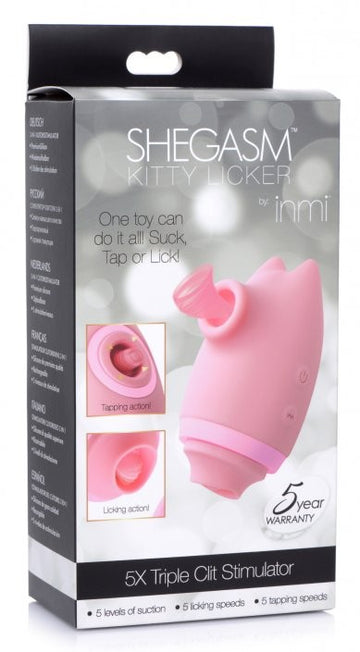 Kitty Licker 5X Triple Estimulador De Clítoris