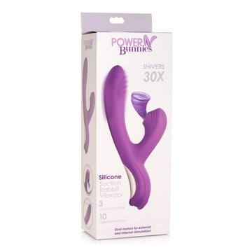 Power Bunnies Shivers 30X Silicone Suction