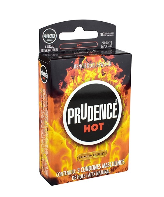 Condones Prudence Hot 3 Pzas