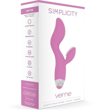 Vibrador De Doble Estimulación Verne Simplicity Pink