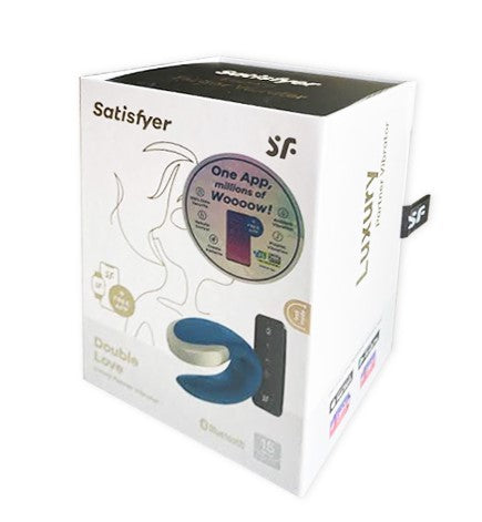 Vibrador De Lujo Para Pareja Double Love Satisfyer