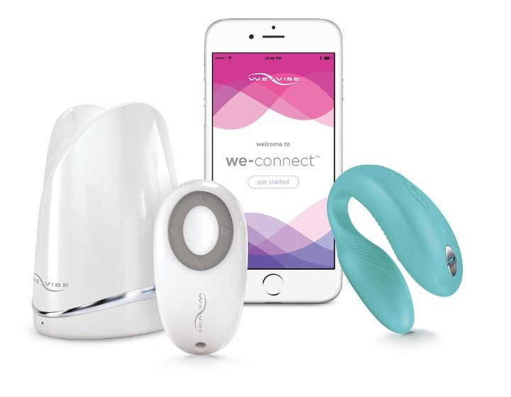 Vibrador Para Parejas We-Vibe Sync Aqua Compatible Con Smartphone