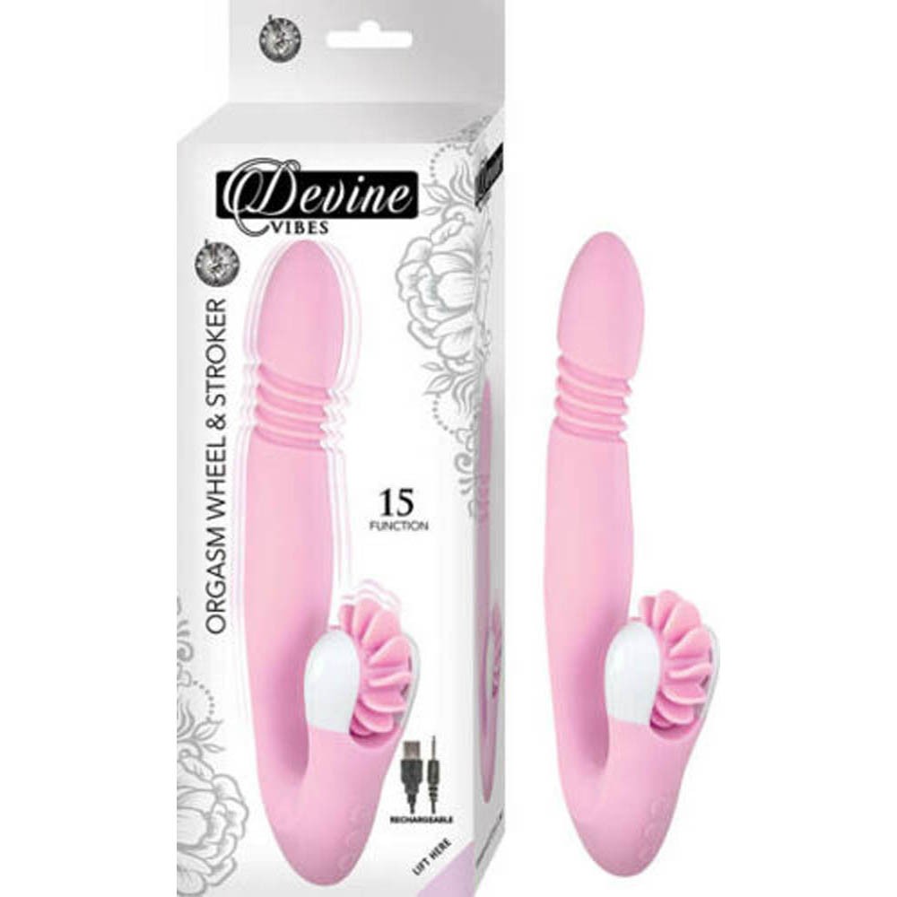 Vibrador Devine Vibes Con Rotor Estimulador Pink