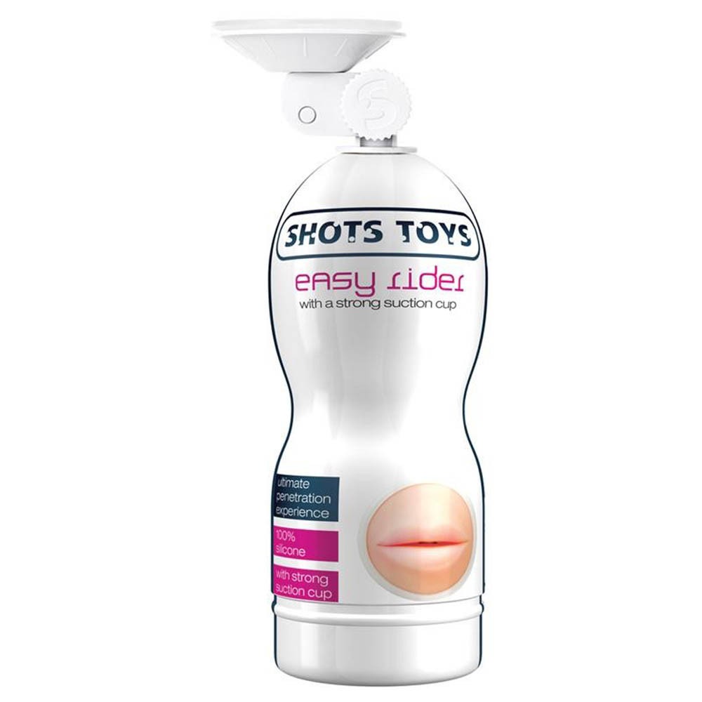 Masturbador Shots Toys Easy Rider Con Ventosa
