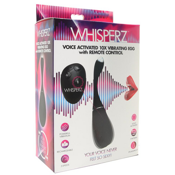 Huevo Vibrador Con Mando A Distancia Whisperz 10X